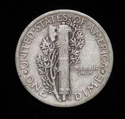 1919 MERCURY SILVER DIME COIN