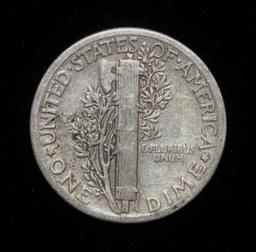 1928 MERCURY SILVER DIME COIN