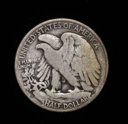 1936 D WALKING LIBERTY SILVER HALF DOLLAR COIN