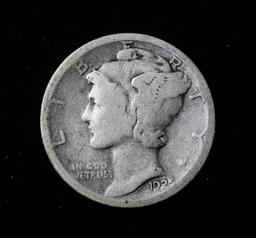 1925 S MERCURY SILVER DIME COIN