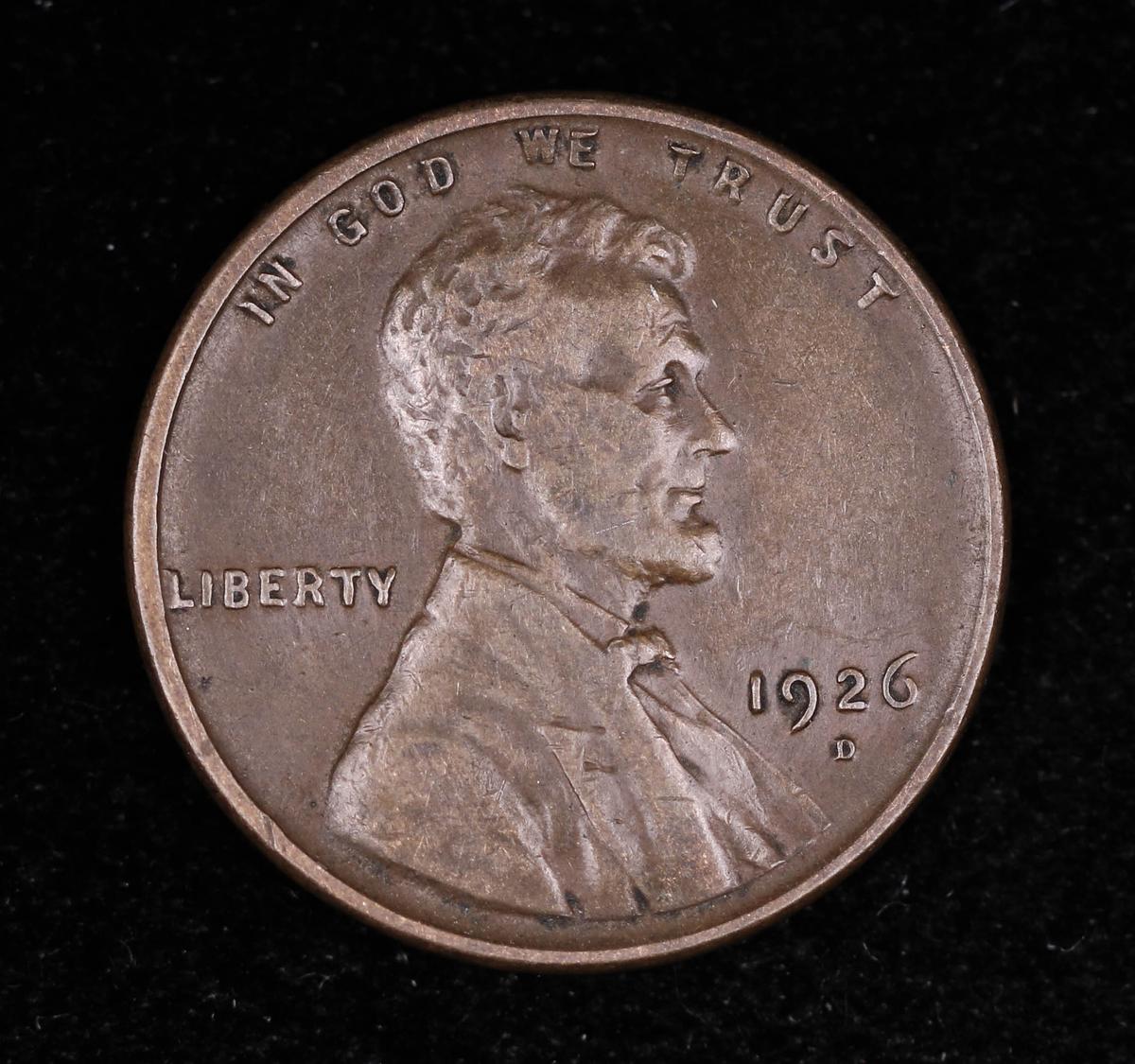 1926 D WHEAT CENT PENNY COIN