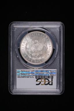 1887 MORGAN SILVER DOOLAR COIN PCGS BRILLIANT UNCIRCULATED