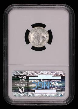 1944 MERCURY SILVER DIME COIN NGC MS66