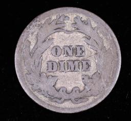 1916 BARBER SILVER DIME COIN