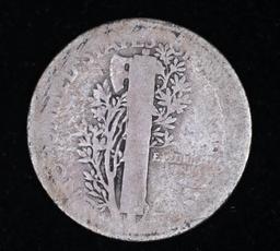 1916 MERCURY SILVER DIME COIN