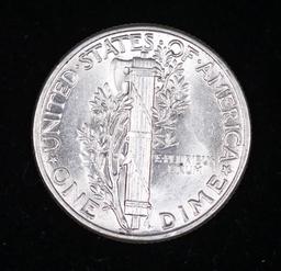 1944 MERCURY SILVER DIME COIN GEM BU UNC MS+++