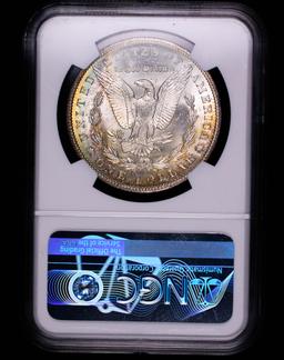 1904 O MORGAN SILVER DOLLAR COIN NGC MS63 TONED!!!