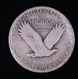 1925 STANDING LIBERTY SILVER QUARTER DOLLAR COIN