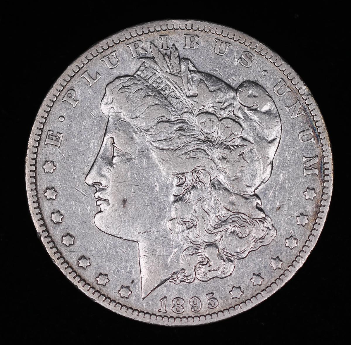 1895 O MORGAN SILVER DOLLAR COIN