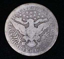 1902 BARBER SILVER QUARTER DOLLAR COIN