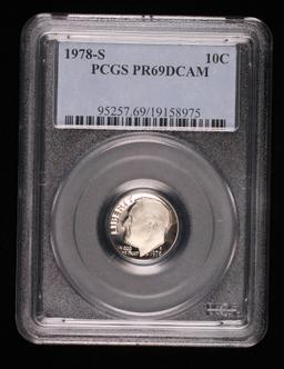 1978 S ROOSEVELT DIME COIN PROOF PCGS PR69 DCAM
