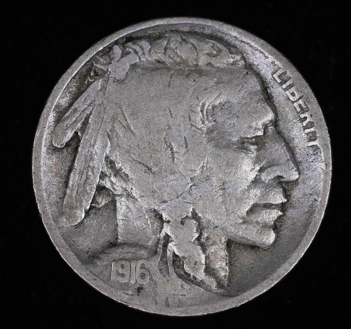 1916 S BUFFALO HEAD NICKEL COIN