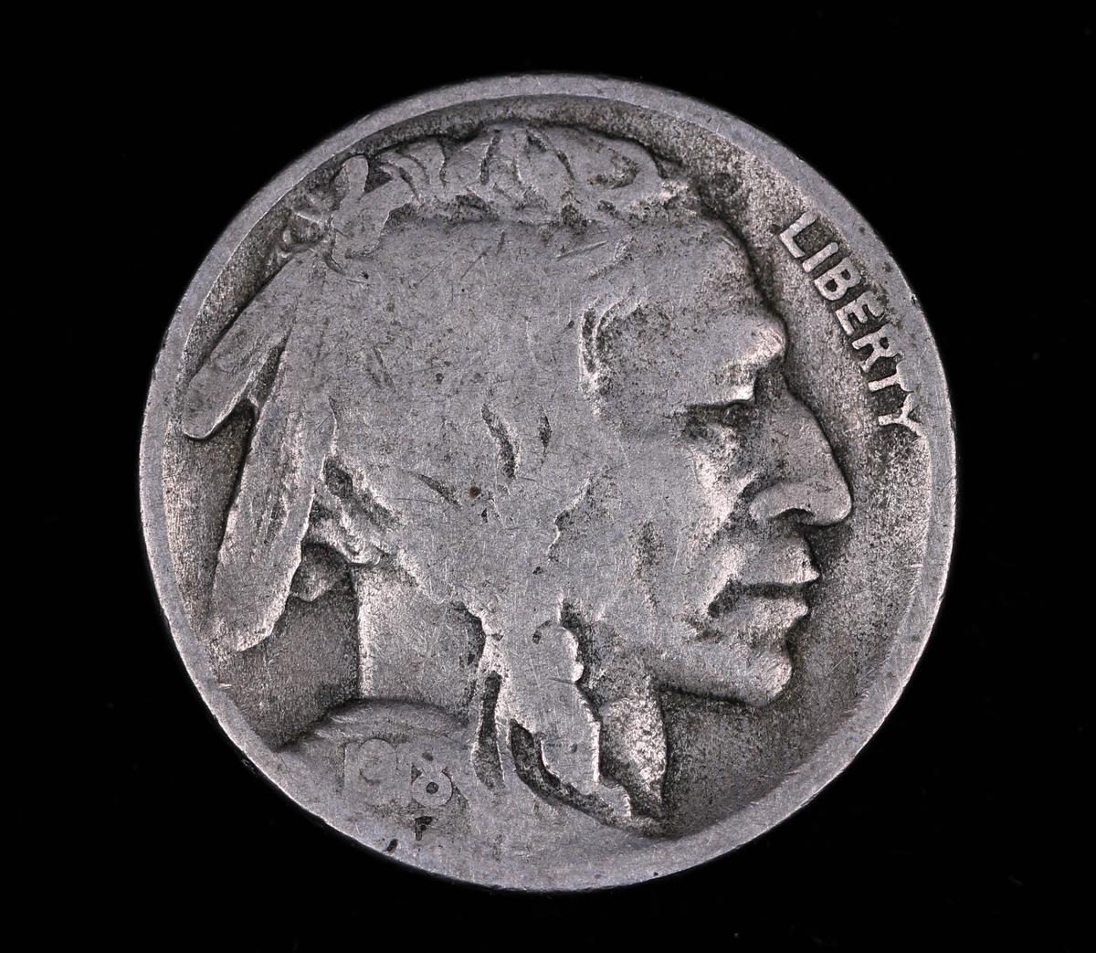 1918 S BUFFALO HEAD NICKEL COIN