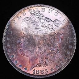 1883 O MORGAN SILVER DOLLAR COIN GEM BU UNC MS+++ TONED!!