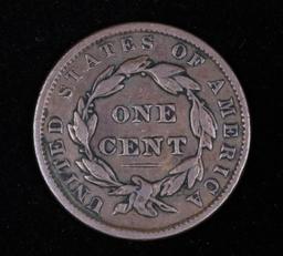 1837 LARGE CENT US COPPER COIN