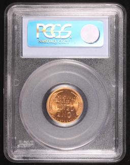 1956 D PENNY COIN PCGS MS66RD