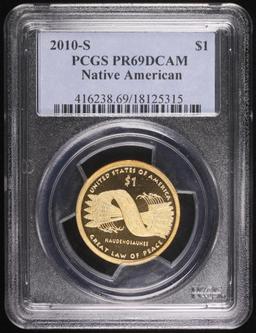 2010 S SACAGAWEA $1 COIN NATIVE AMERICAN PCGS PR69DCAM