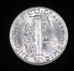 1944 MERCURY SILVER DIME COIN GEM BU UNC MS+++