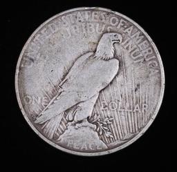 1922 D PEACE SILVER DOLLAR COIN