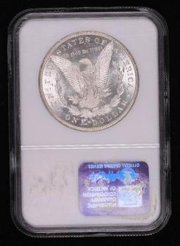 1887 O MORGAN SILVER DOLLAR COIN NGC MS64 **PL SURFACES!!**