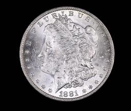 1881 O MORGAN SILVER DOLLAR COIN GEM BU UNC MS+++