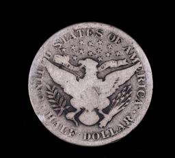 1904 BARBER SILVER HALF DOLLAR COIN