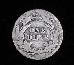 1902 BARBER SILVER DIME COIN