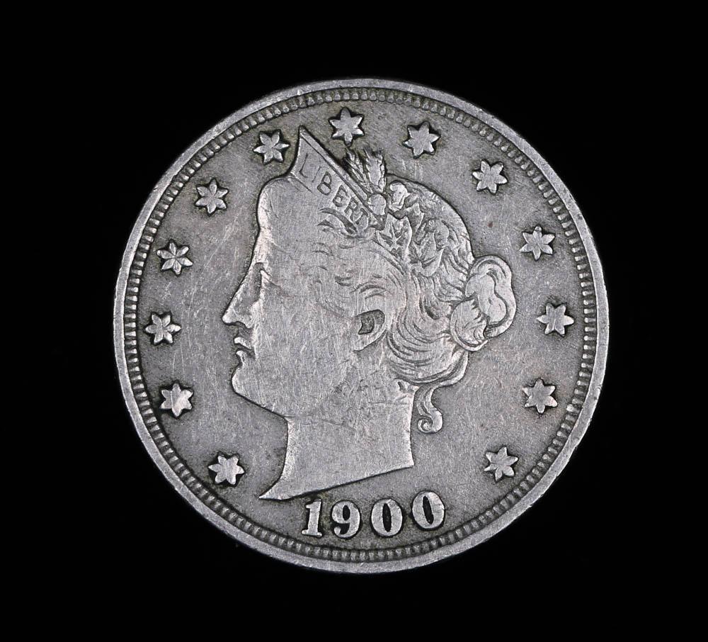 1900 LIBERTY V NICKEL COIN