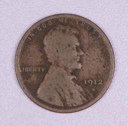 1912 D WHEAT CENT PENNY COIN
