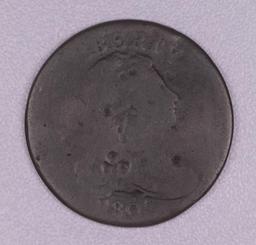 1805 DRAPED BUST US LARGE CENT COIN