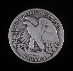 1938 D WALKING LIBERTY SILVER HALF DOLLAR COIN