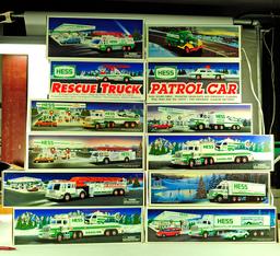 Hess Truck Collection - 12 Vehicles