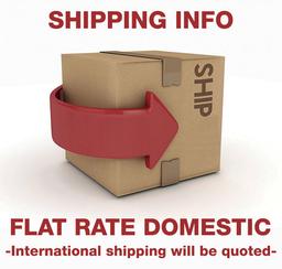 Flat Rate Domestic Shipping Information