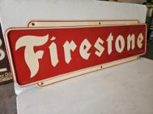 Firestone 6' Embossed SST Sign