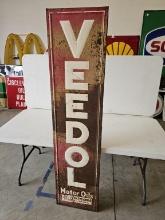 VeeDol Oil 6' Vertical Sign