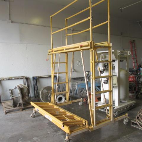 Teletower, adjustable work platform, 6 to 18ft