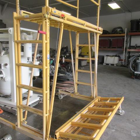 Teletower, adjustable work platform, 6 to 18ft