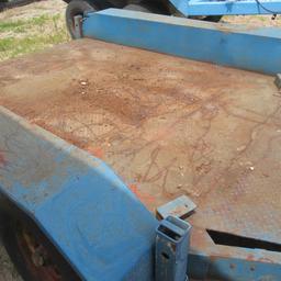Triple axle homemade trailer, no paperwork pintle hitch, approx 6X9ft