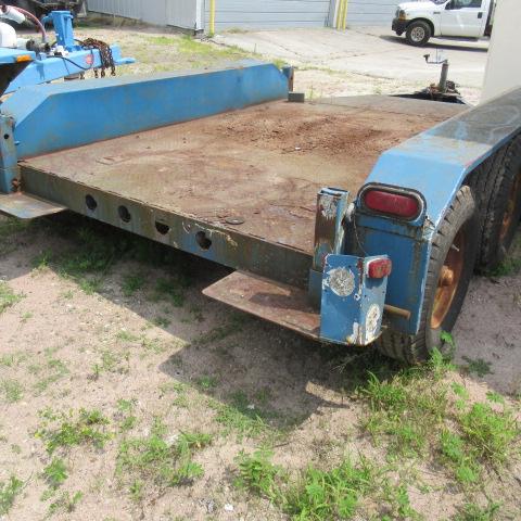 Triple axle homemade trailer, no paperwork pintle hitch, approx 6X9ft