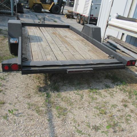 '94 Redman Homes BH tilt bed trailer registration only, 74"X12ft