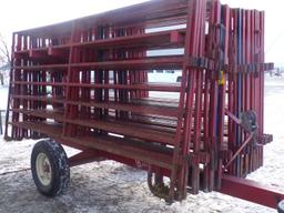 Apache cart w/ 28 12ft Stronghold corral panels