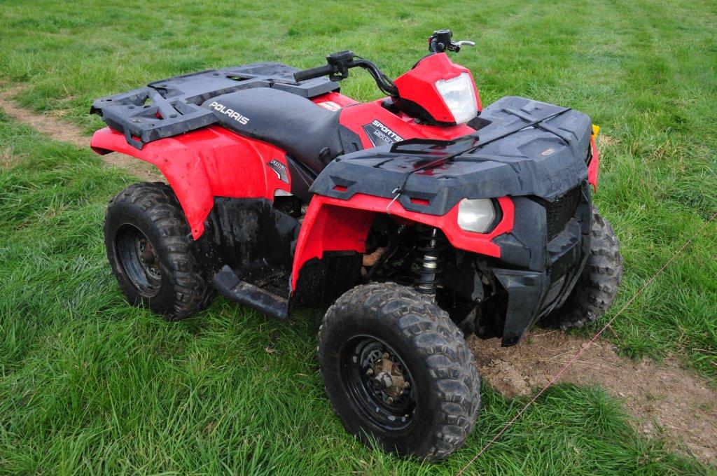 2012 Polaris Sportman 500 H.O 4-Wheeler w/ on demand AWD, 9XX hrs, 5,2XX miles