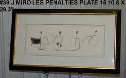 Joan Miro: Les Penalties De L'enfer Oules Nouvelles Hebrides, Plate 15