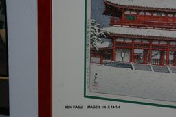 Kawase Hasui: Snow at Heian Shrine, Ktoyo and Bonus Print