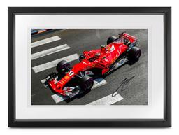 Kimi Raikkonen signed overhead shot