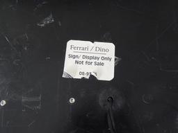 Ferrari 246 Dino Illuminated sign.