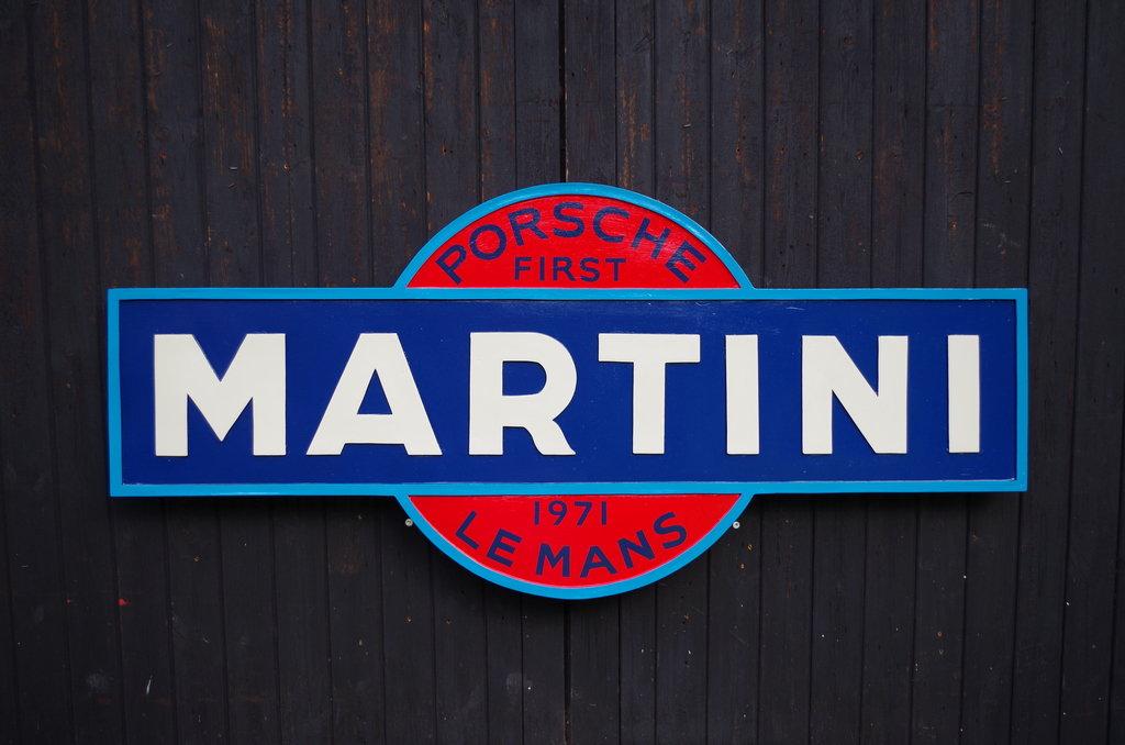 Martini Porsche Le Mans sign