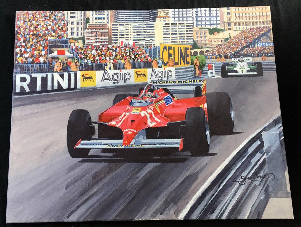 Gilles Villeneuve at Monaco