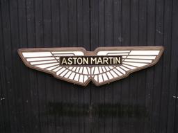 Aston Martin winged sign.