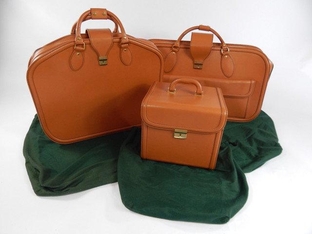 Ferrari 456 Schedoni leather luggage set.